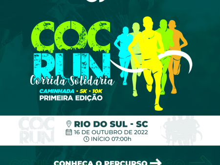 PRIMEIRA CORRIDA SOLIDRIA - COC RUN